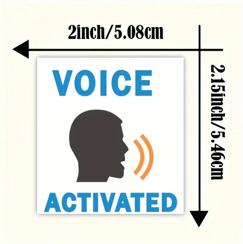 30pc Clap Voice Motion Activated Stickers Prank Funny Practical Joke Workplace