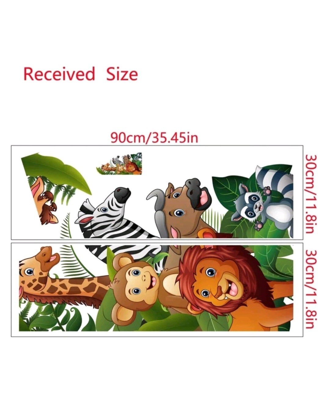 "1pcs Cartoon Animal Wall Stickers – Cute Vinyl Decals for Home, Spring Refresh