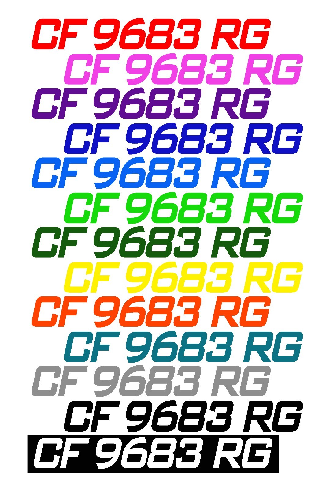 CUSTOM PWC & BOAT HULL IDENTIFICATION NUMBER REGISTRATION STICKER DECAL JET SKI