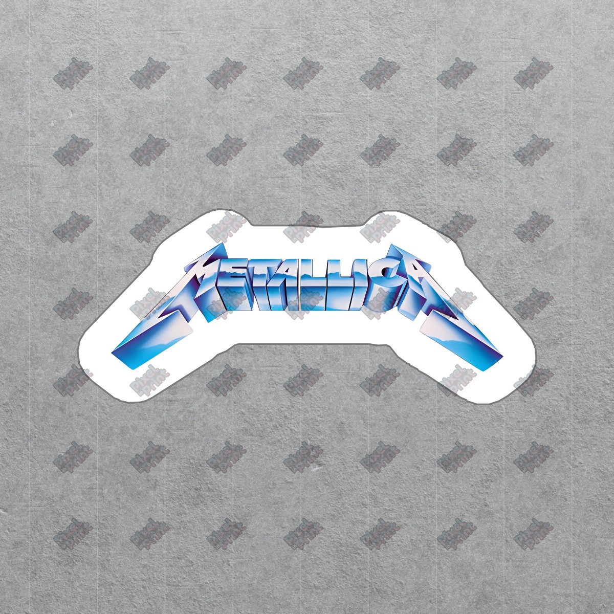 Metallica Logo Vinyl Sticker Rock Band Decal Perfect for Laptops, #146252