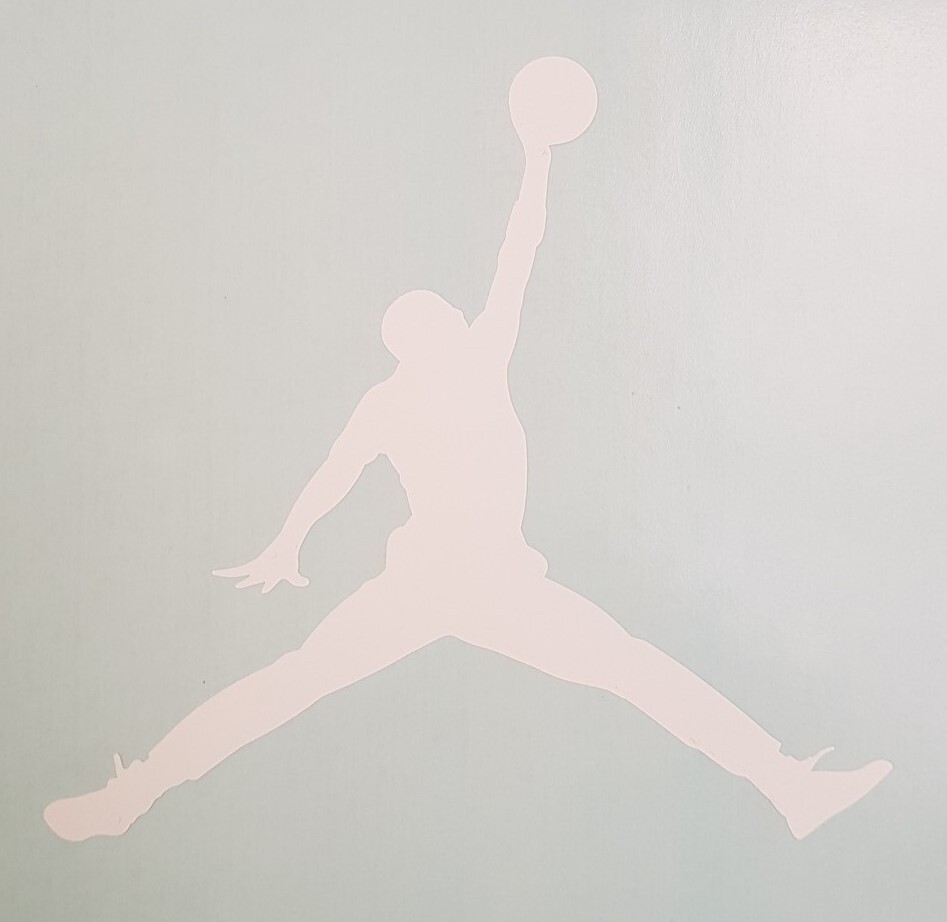 His Airness Air Jordan 100mm Vinyl Decal/Sticker Select your colour KCS