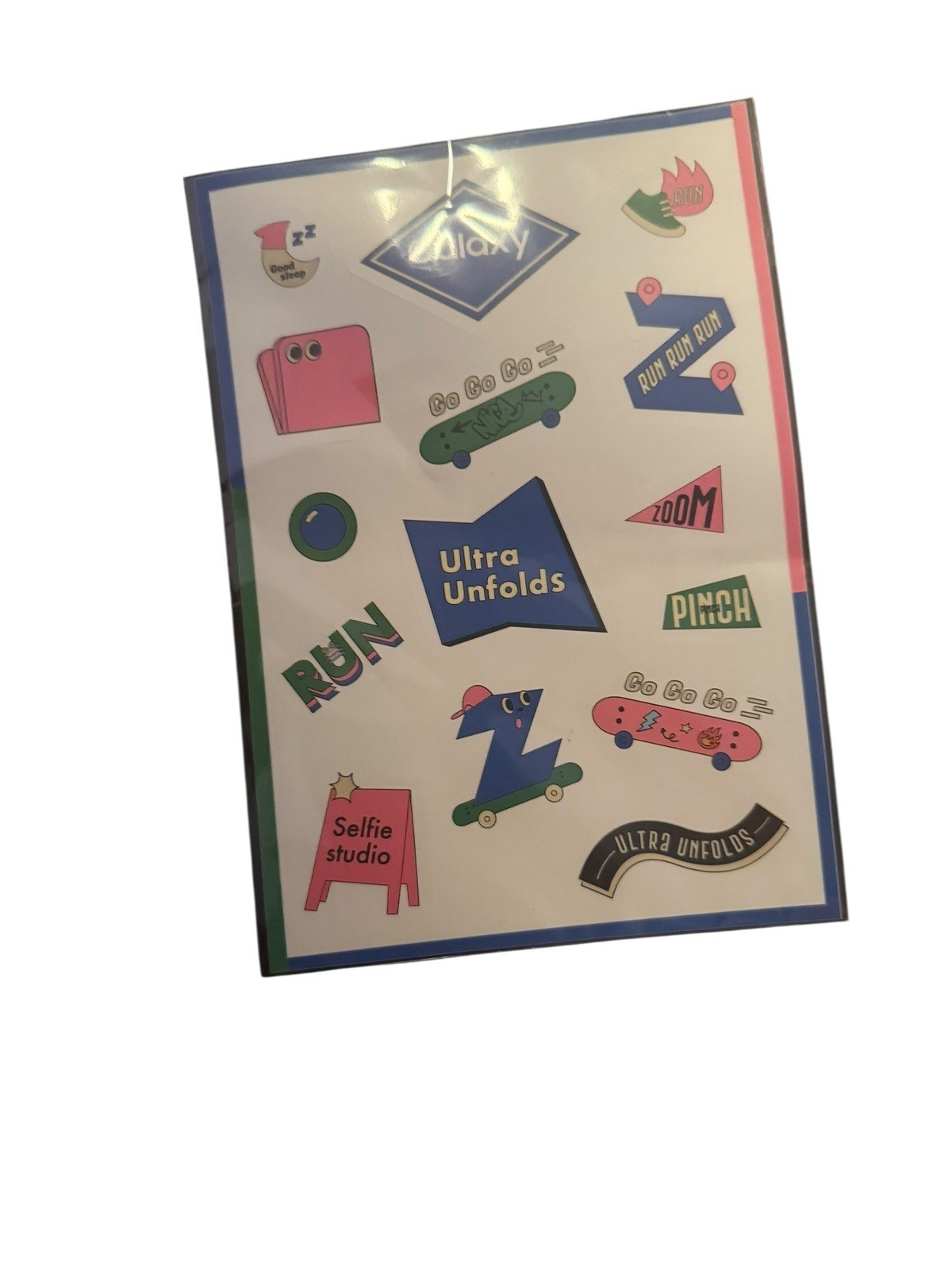 New Sealed Samsung Galaxy Ultra Unfolds Selfie Studio Event Flip Stickers
