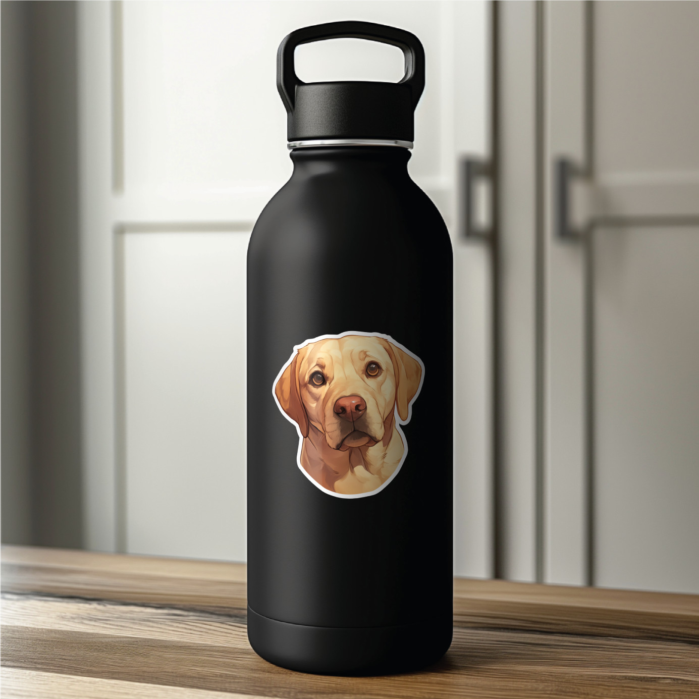 Laminated decal/sticker–UV/Water resistant for in/outdoor use – Dog