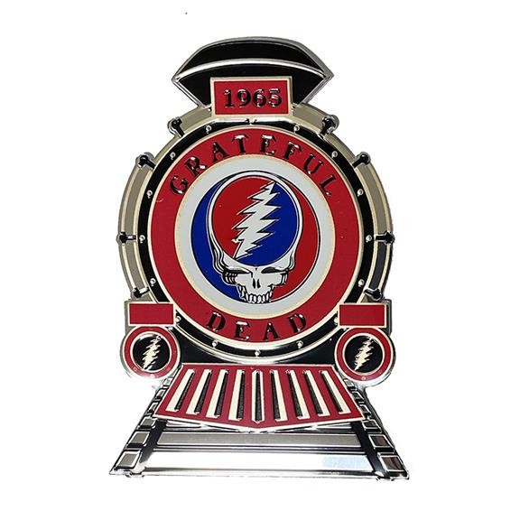 Grateful Dead Train Metallic Emblem Sticker Decal Rock