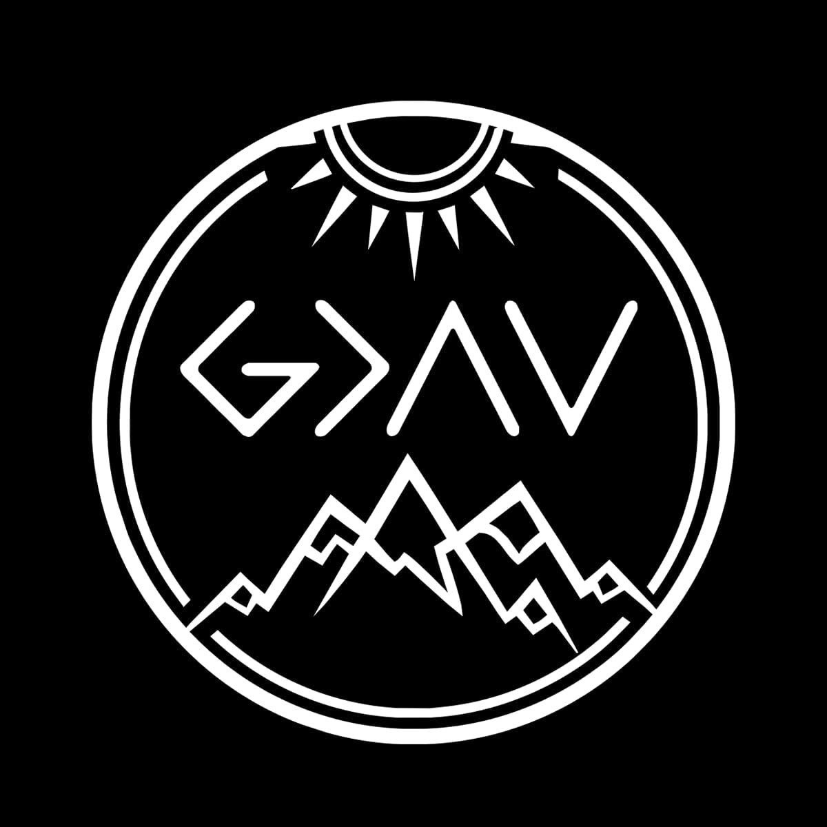 God Is Greater 5" x 5" Sticker Vinyl Decal