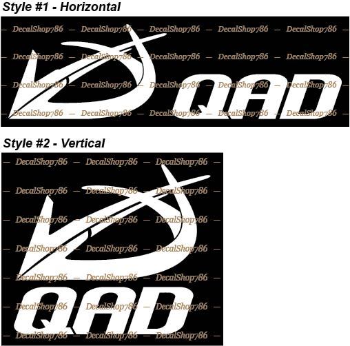 QAD – Archery/Hunting Equipment & Gears – Vinyl Die-Cut Peel N' Stick Decals