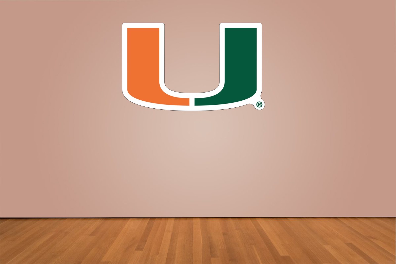 University of Miami Hurricanes Indoor Wall Vinyl Decal Sticker 5 – 52"