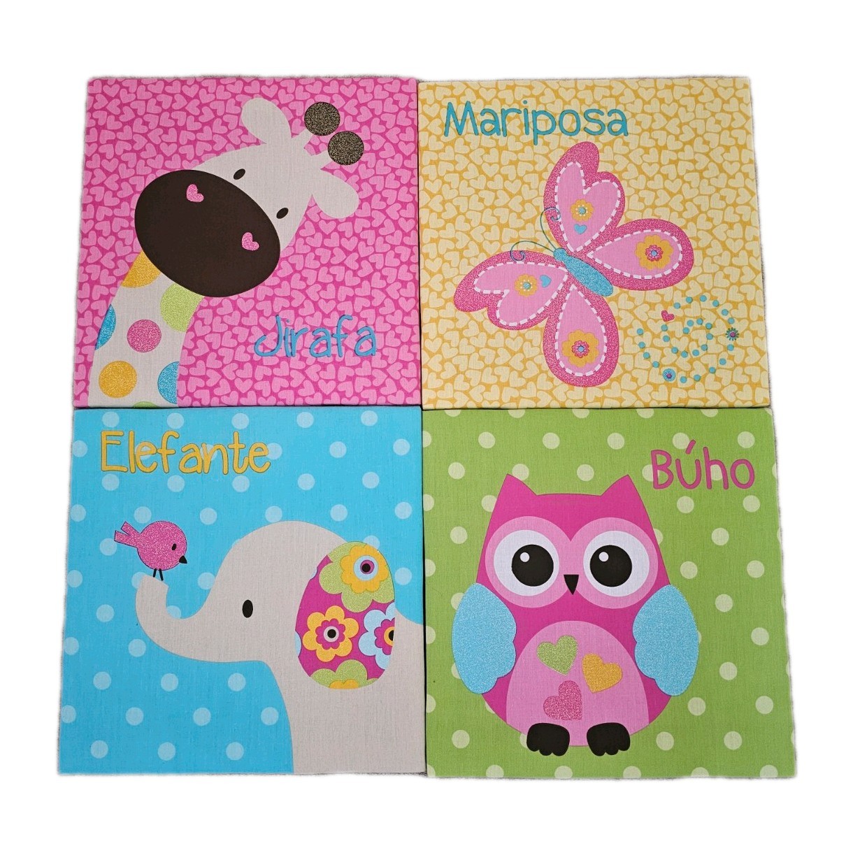 vianney new generation 4 decorative wall frames zoo. for Nursery or baby room