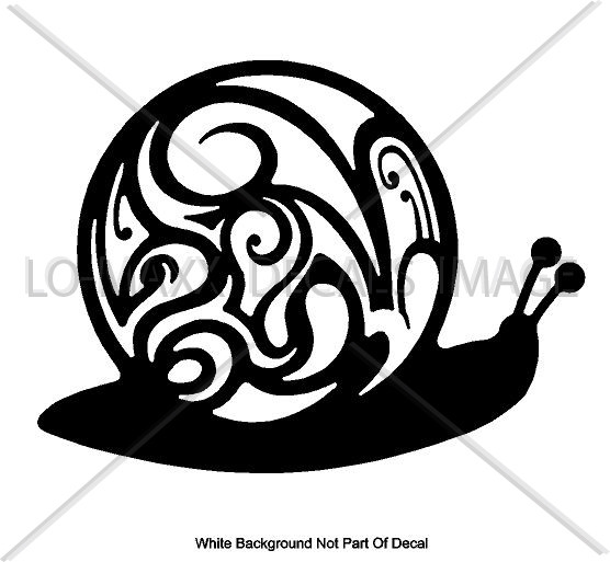 Fancy Snail Unique Creative Decorative Design High Quality Die Cut Vinyl Decal