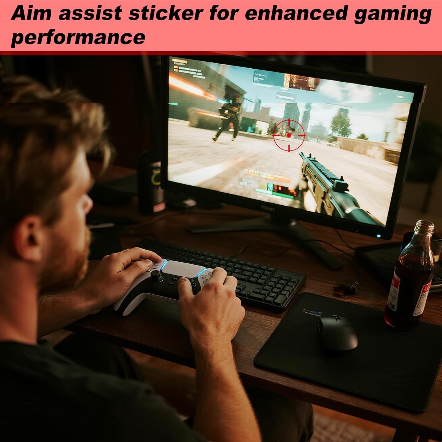 90PCS Aim Assist Stickers for FPS Games,Static Cling FPS Shooting Target Stic…