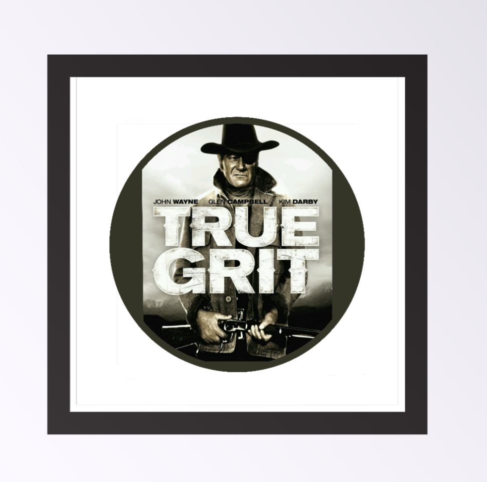 Movie – True Grit – 4" Handmade Vinyl Decal Vehicle Laptop Cooler Tumbler Decor