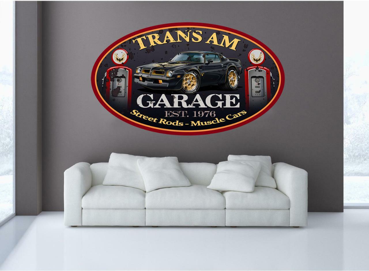 1976 Pontiac Trans Am SE Firebird Classic Garage Sign Wall Art Graphic Sticker