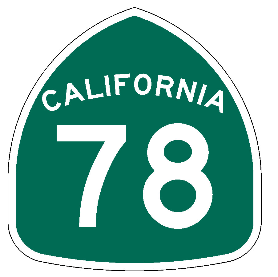 California State Route 78 Sticker Decal R994 Highway Sign Road Sign