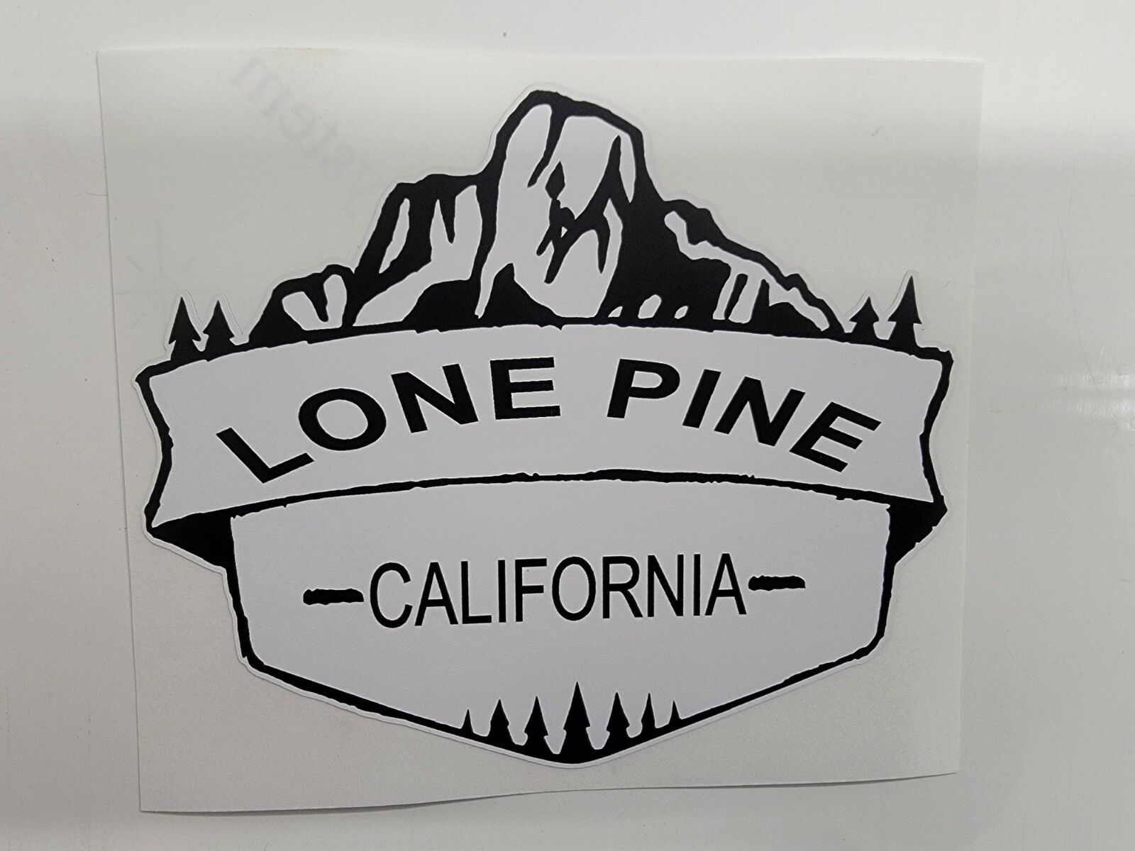 US Route 395 LONE PINE California Sticker Decal R1036 Highway Sign Road Sign clr