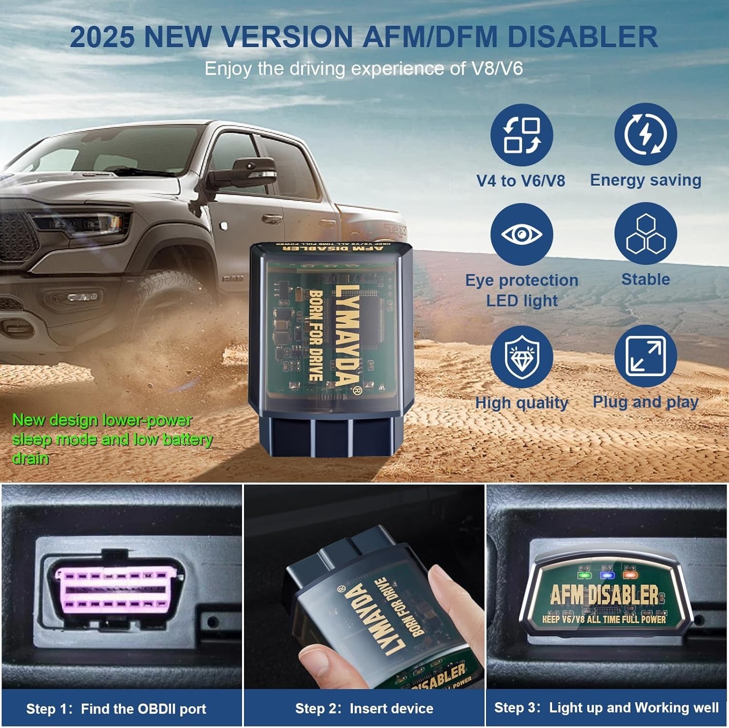 Disabler Compatible 5.3 Silverado 6.2 Sierra 2007-2022 Plug & Play DOD Non