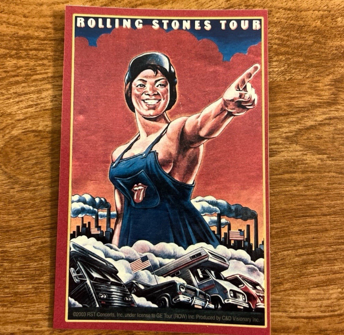 VINTAGE 2003 The Rolling Stones Official Stickers (3)