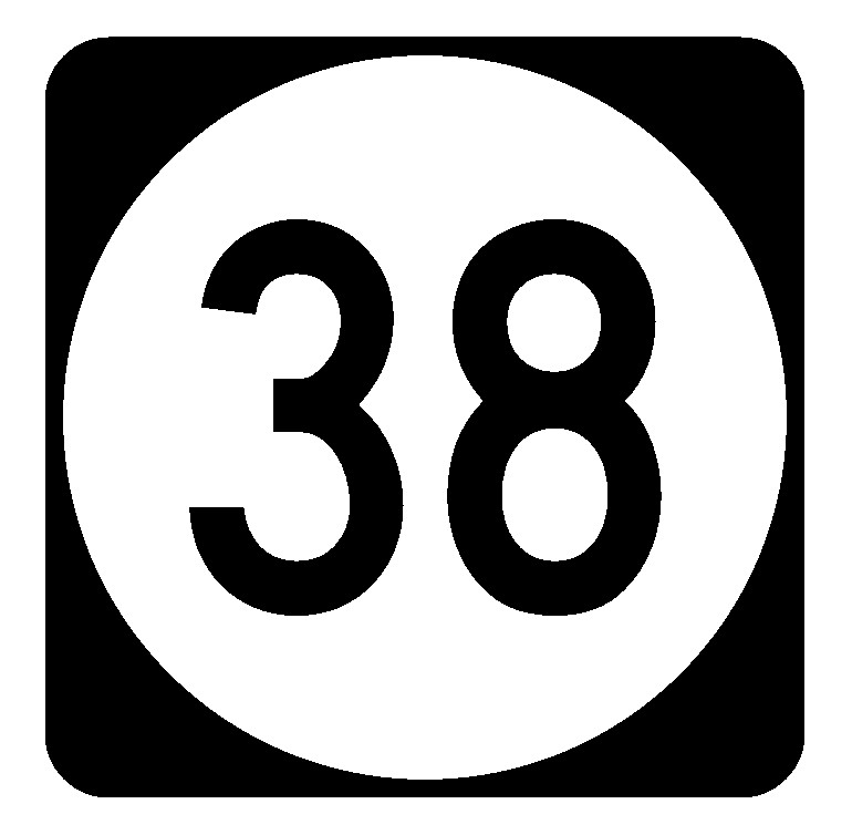 Iowa Highway 38 Sticker Decal R1050 Highway Sign Road Sign Kentucky
