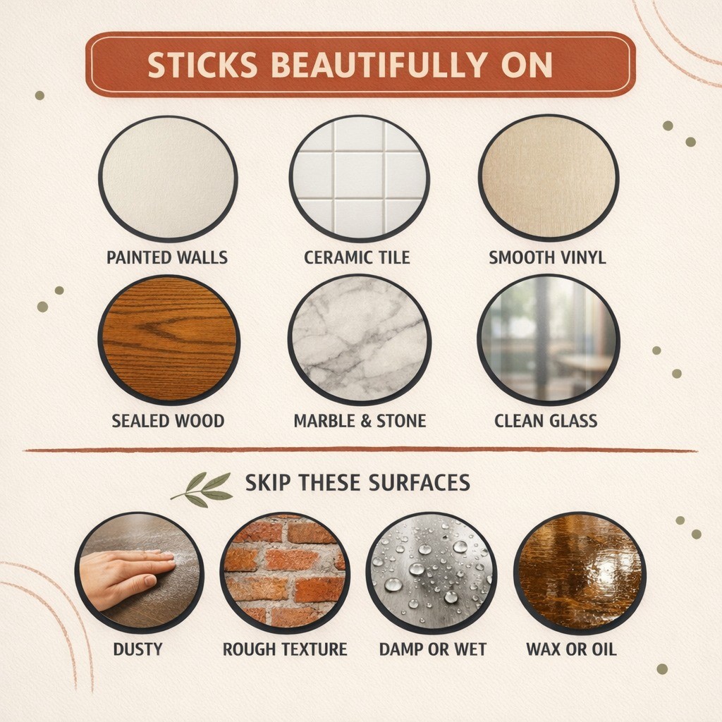 Peel and Stick Tile Stickers Cottage Floral Kitchen Backsplash Stick On Tile