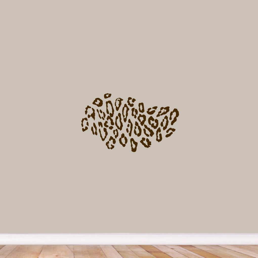 Leopard Print Wall Decal – Animal, Kids Room, Nursery, Jungle, Patterns, Sticker