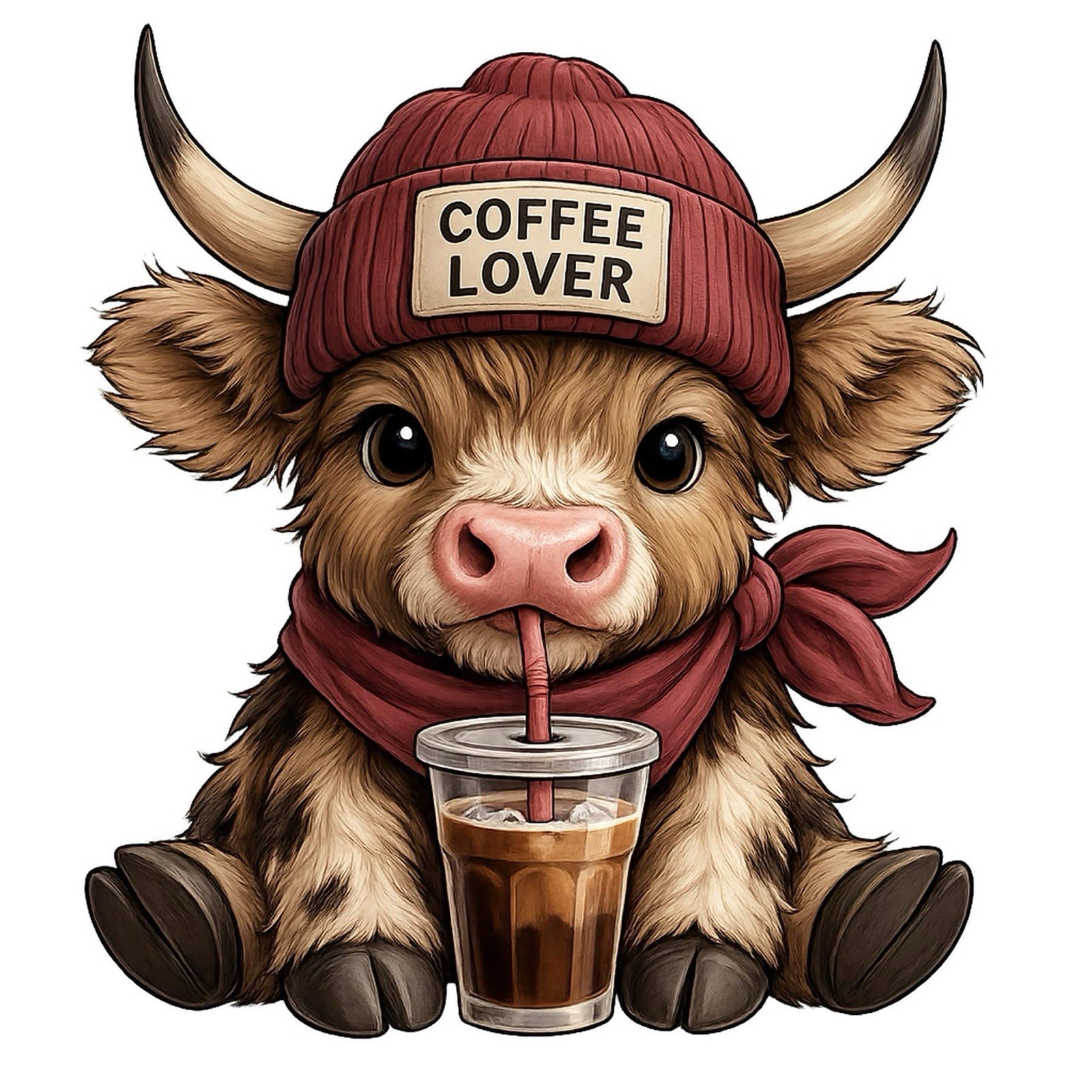 Highland Cow sublimation wraps for tumblers or mugs any design any size