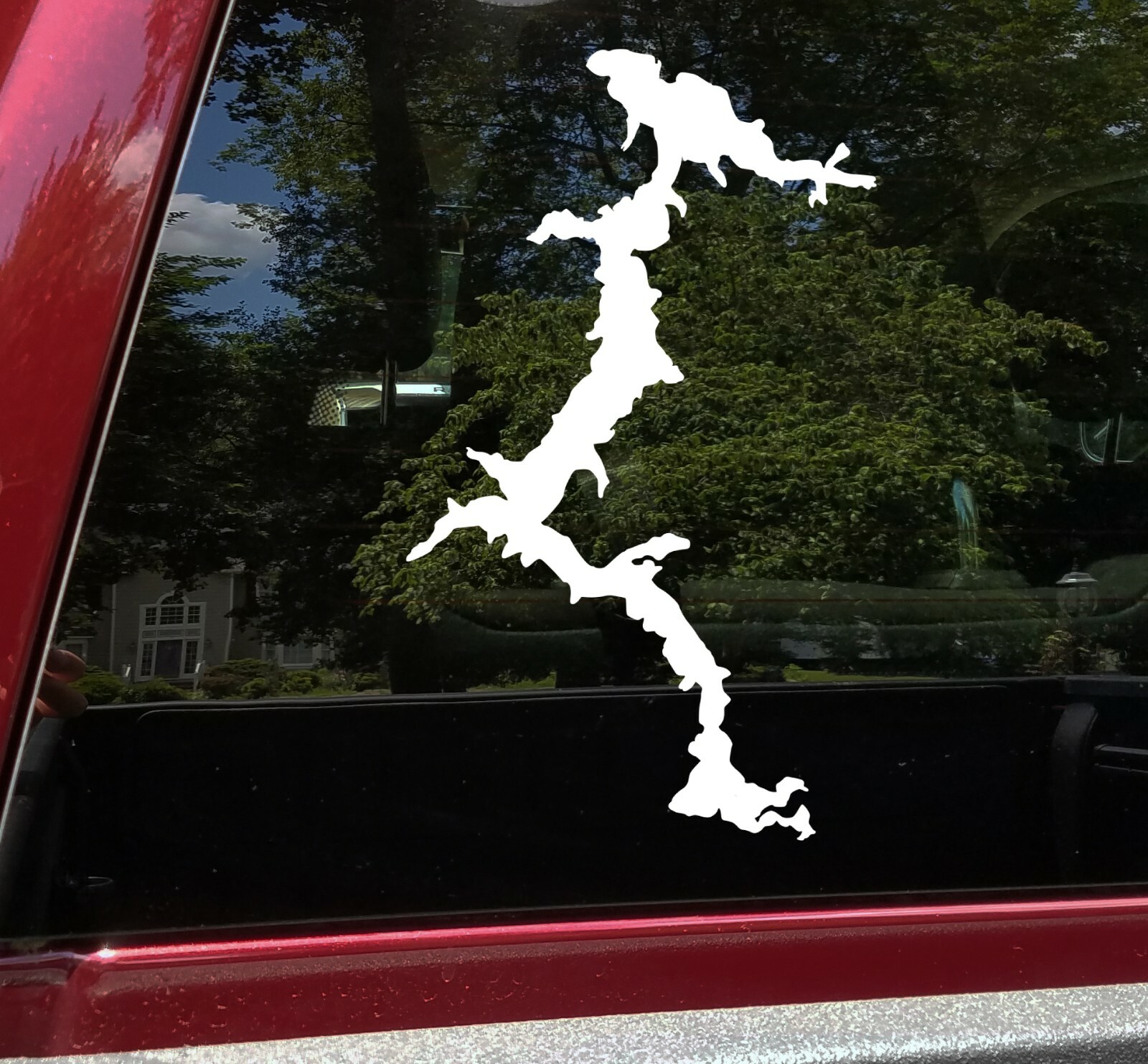 Lake Coeur d'Alene Vinyl Decal – CDA Idaho PNW Beauty Bay Twin – Die Cut Decal