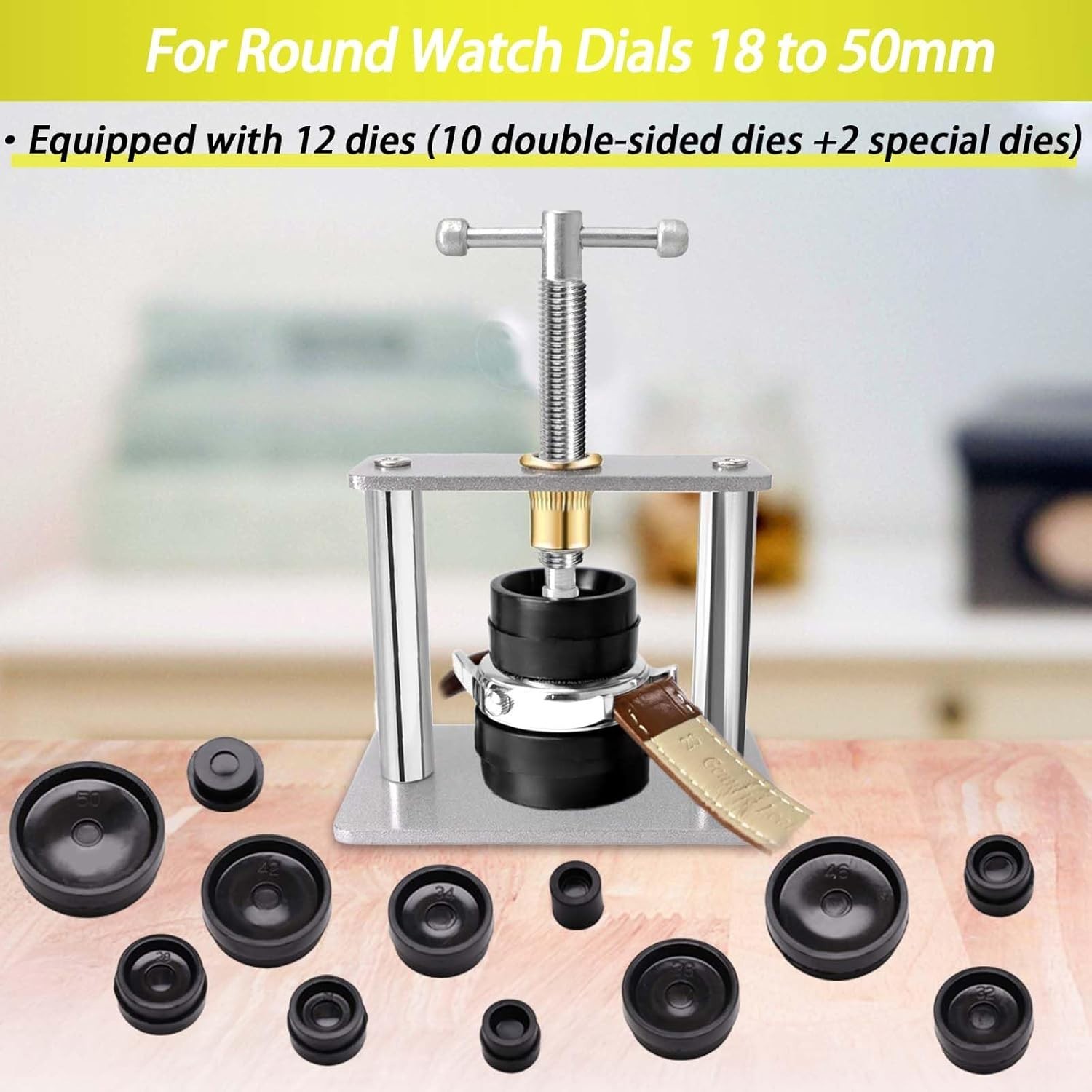 Watch Press Tool Set, Watch Case Opener, Watch Battery Replacement, Watch Band