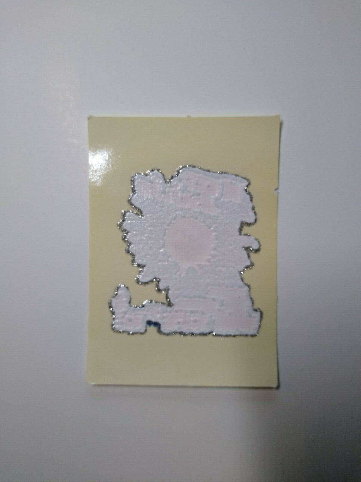 Keep Smilin Sunshine Screamin Gleamin Glitter Iron-On Decal Donruss 1970 Vintage