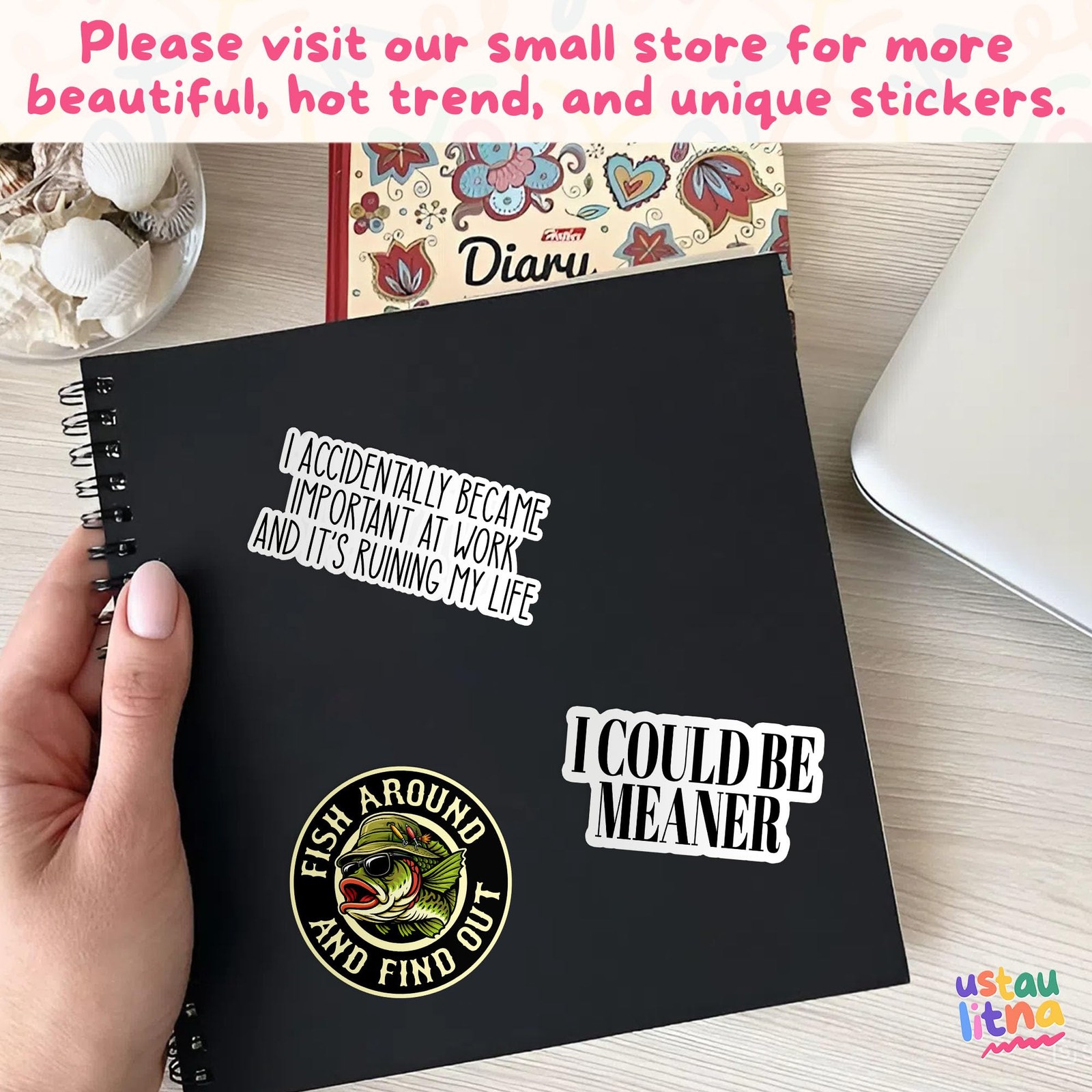 (3Pcs) I Accidentally Became Important At Work and Its Ruining Life Sticker F…