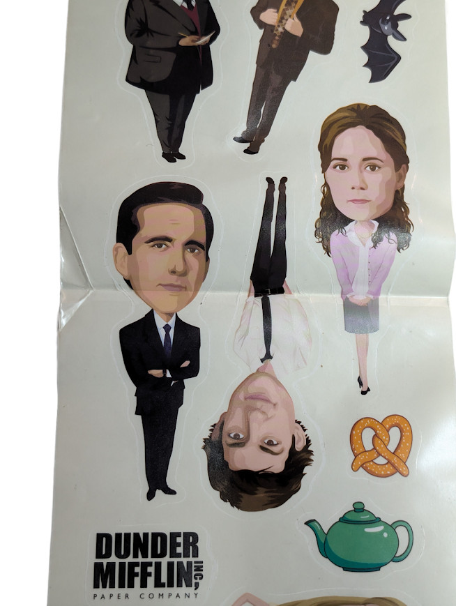 The Office Wall Decals AutoCollants Official Licn Stickers Minor Damage See Pics