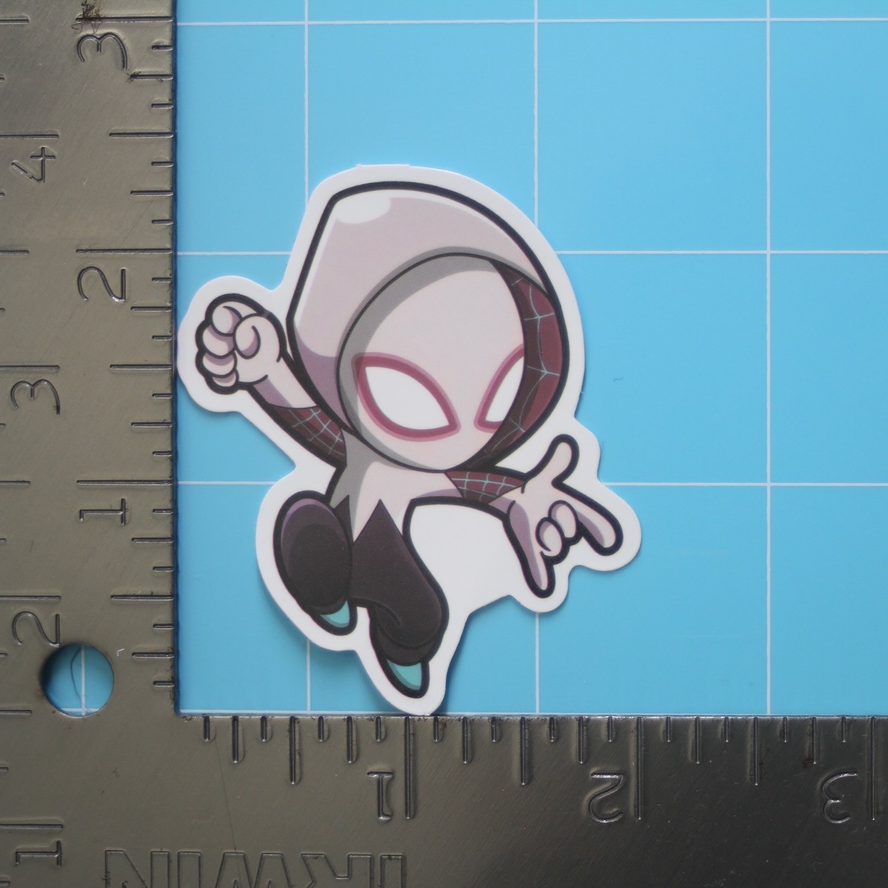Marvel Universe Sticker (SPIDER-GWEN) MCU Superheroes, Gloss PVC Decal