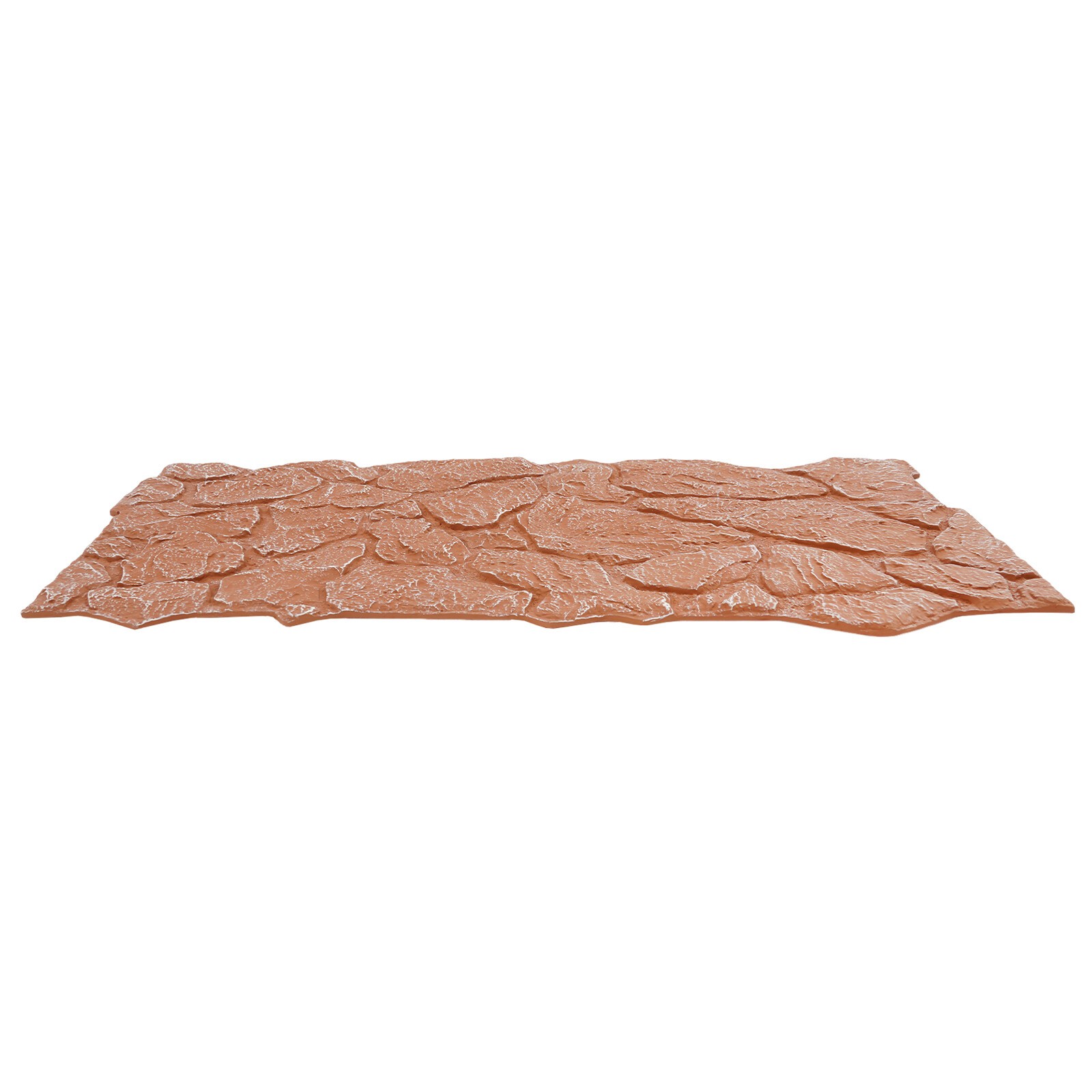 Faux Stone Wall Panel 3D Wall Panel for Interior Exterior Decor Reddish Brown
