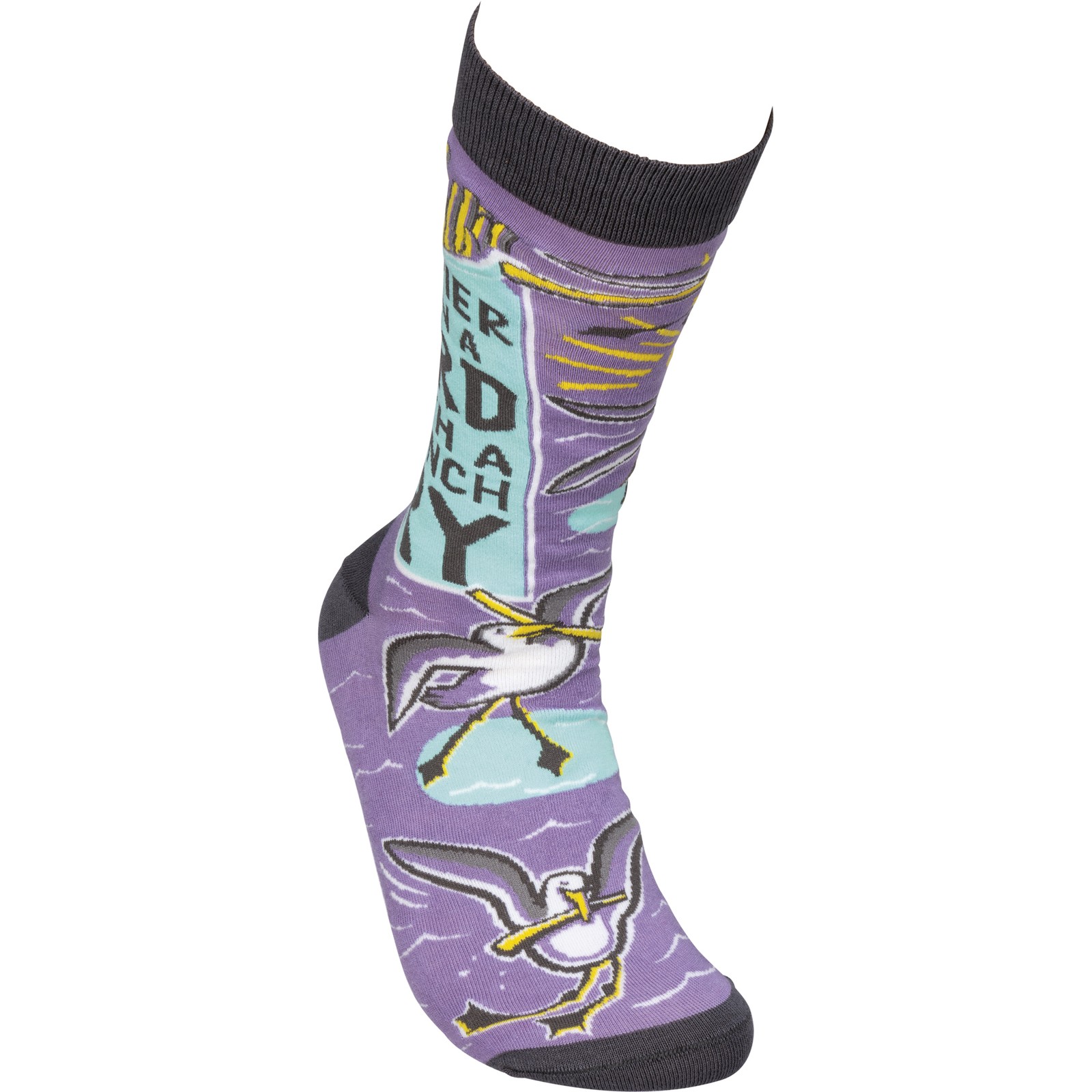 Unisex Primitives by Kathy Socks – Happier Than A Bird With A French Fry