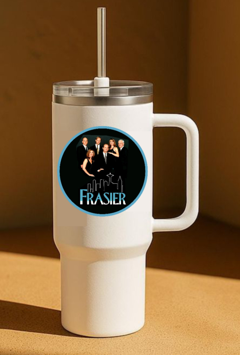 Frasier – 4" Vinyl Decal Handcrafted Laptop Decor Vehicle Cooler Tumbler Journal