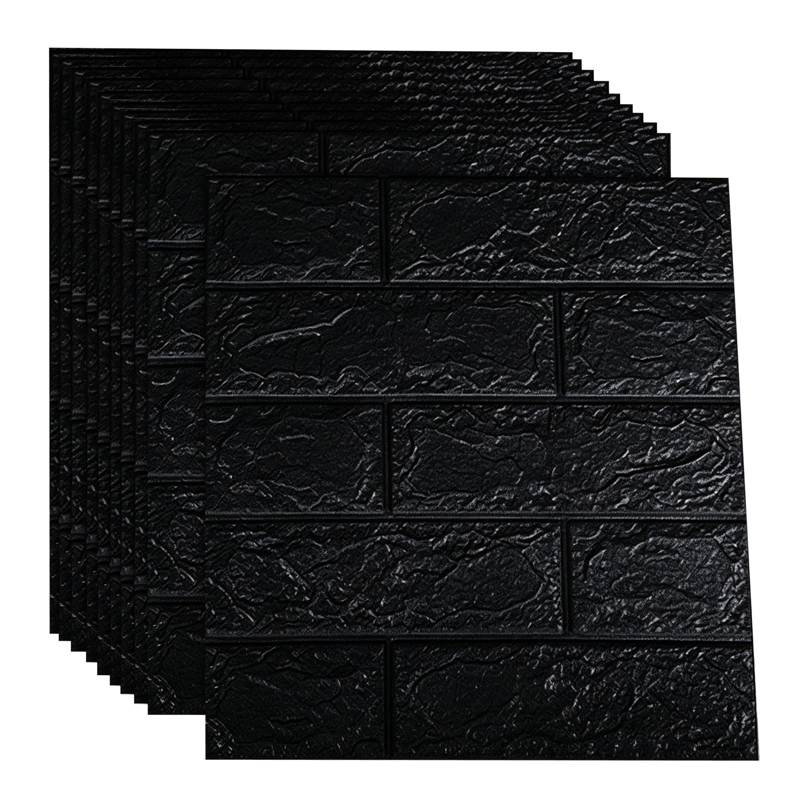 10/20Pcs 3D Tile Brick Wall Sticker Self-adhesive Foam Panel Wallpaper 38.5*35CM