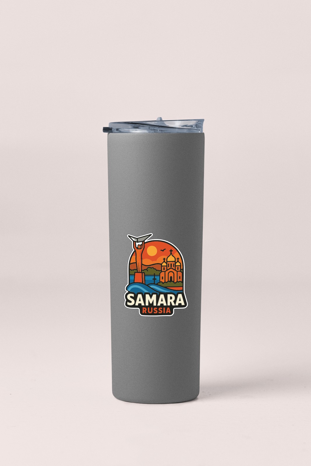 Samara Russia Sticker Decal Vinyl Die-Cut City Skyline Landmark Design