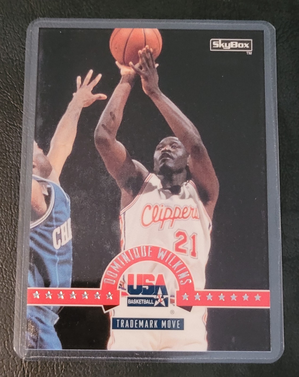 Dominique Wilkins Basketball Card HOF Fridge/Locker/Cabinet Laminated Magnet