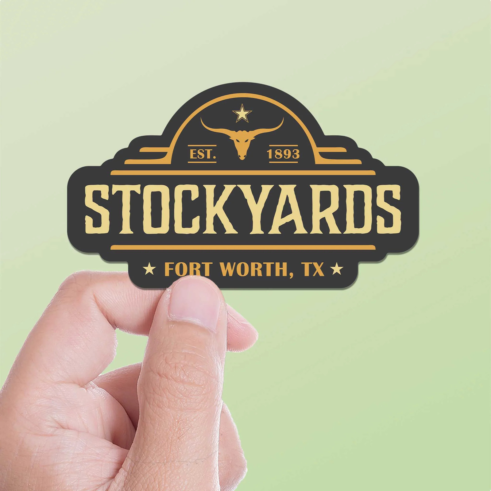 Fort Worth Stockyards Sticker