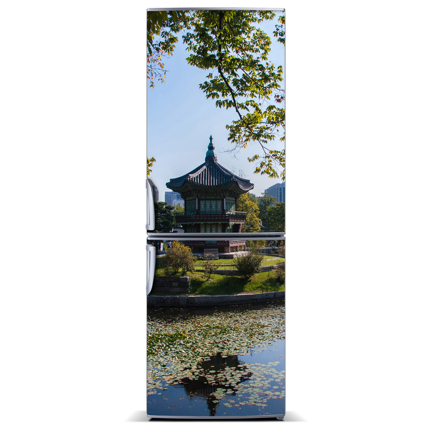 Home Refrigerator Wall Self Adhesive Removable Sticker Landscapes South Korea
