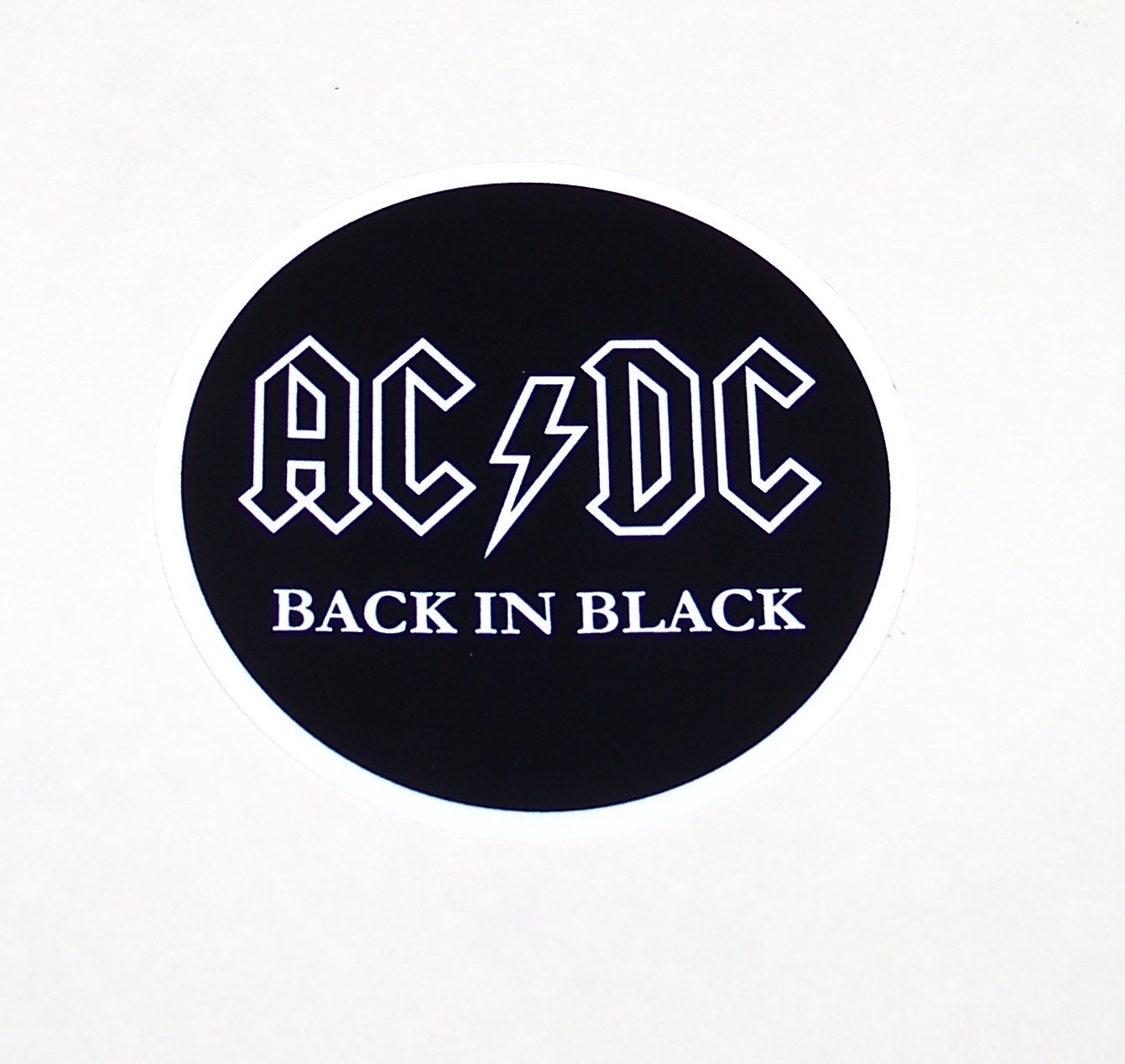 AC/DC – LARGE Die Cut Sticker Decal Music Rock Band ACDC "Back in Black"