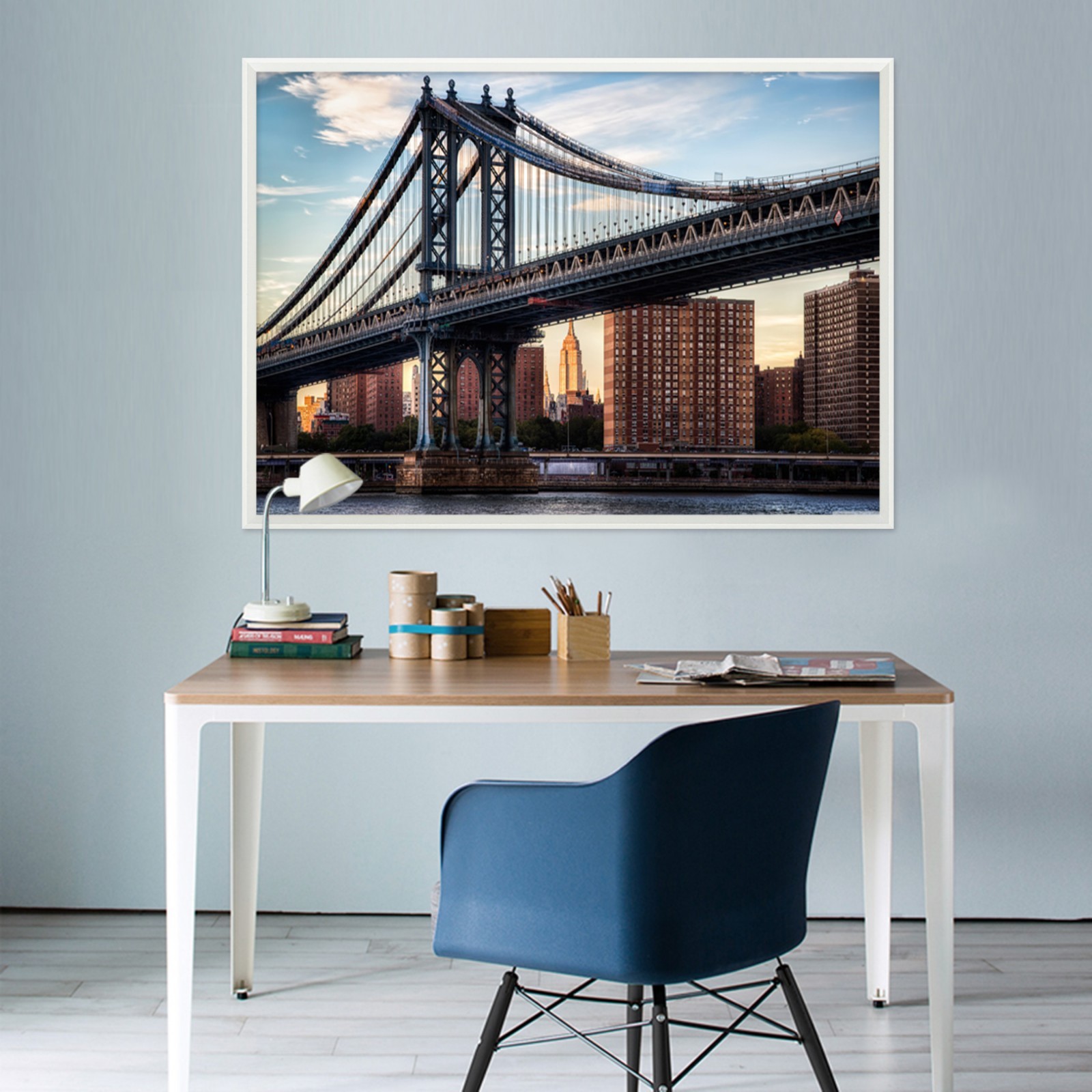 3D River Bridge 6 Framed Poster Home Decor Print Painting Art AJ WALLPAPER