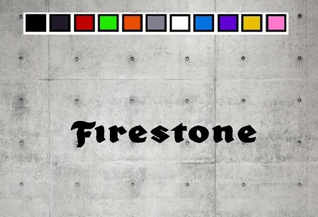 Firestone LOGO Vinyl Decal Sticker Emblem Car Truck Window 4" 6" 8"