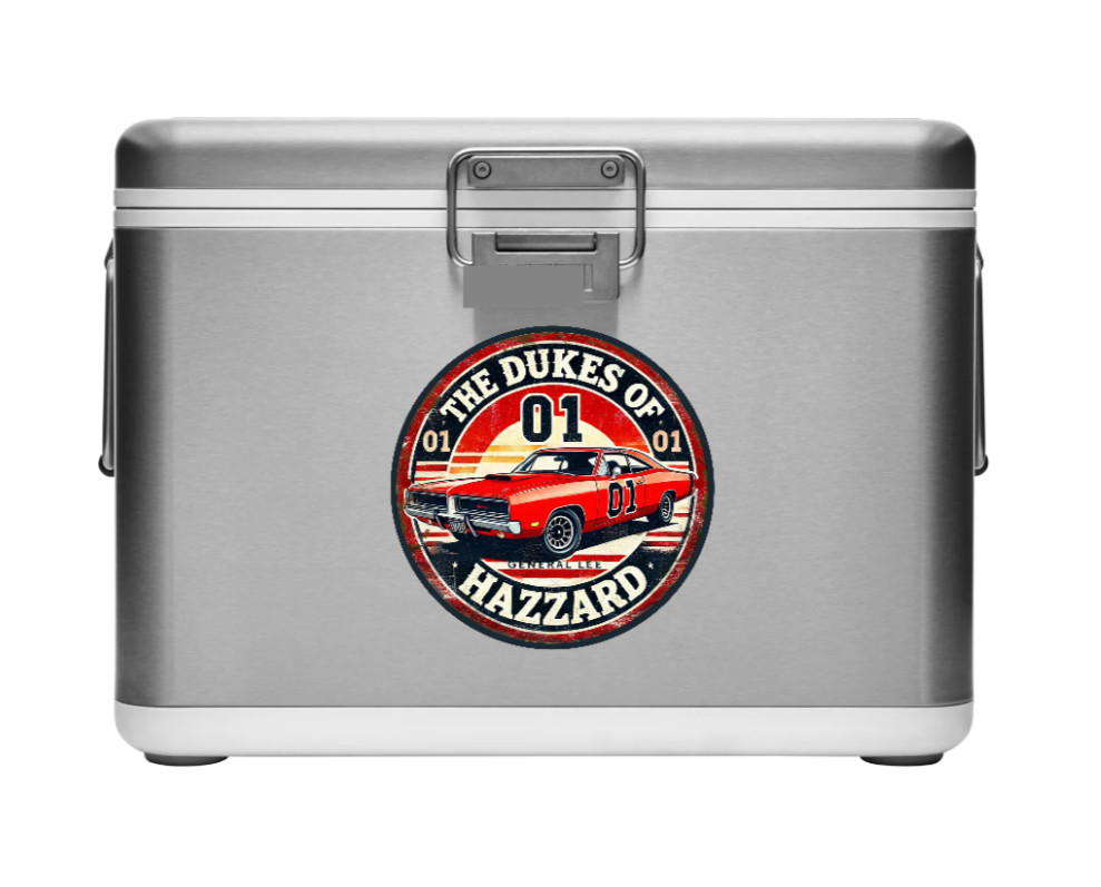 Dukes of Hazzard (Vintage) – 4" Handmade Vinyl Decal Sticker Truck Cooler Laptop