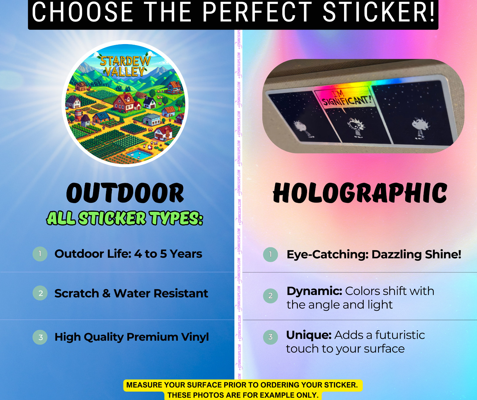 Galaxy Tree Sticker: Cosmic Nature Waterproof World Tree Sticker – Milky Way Art