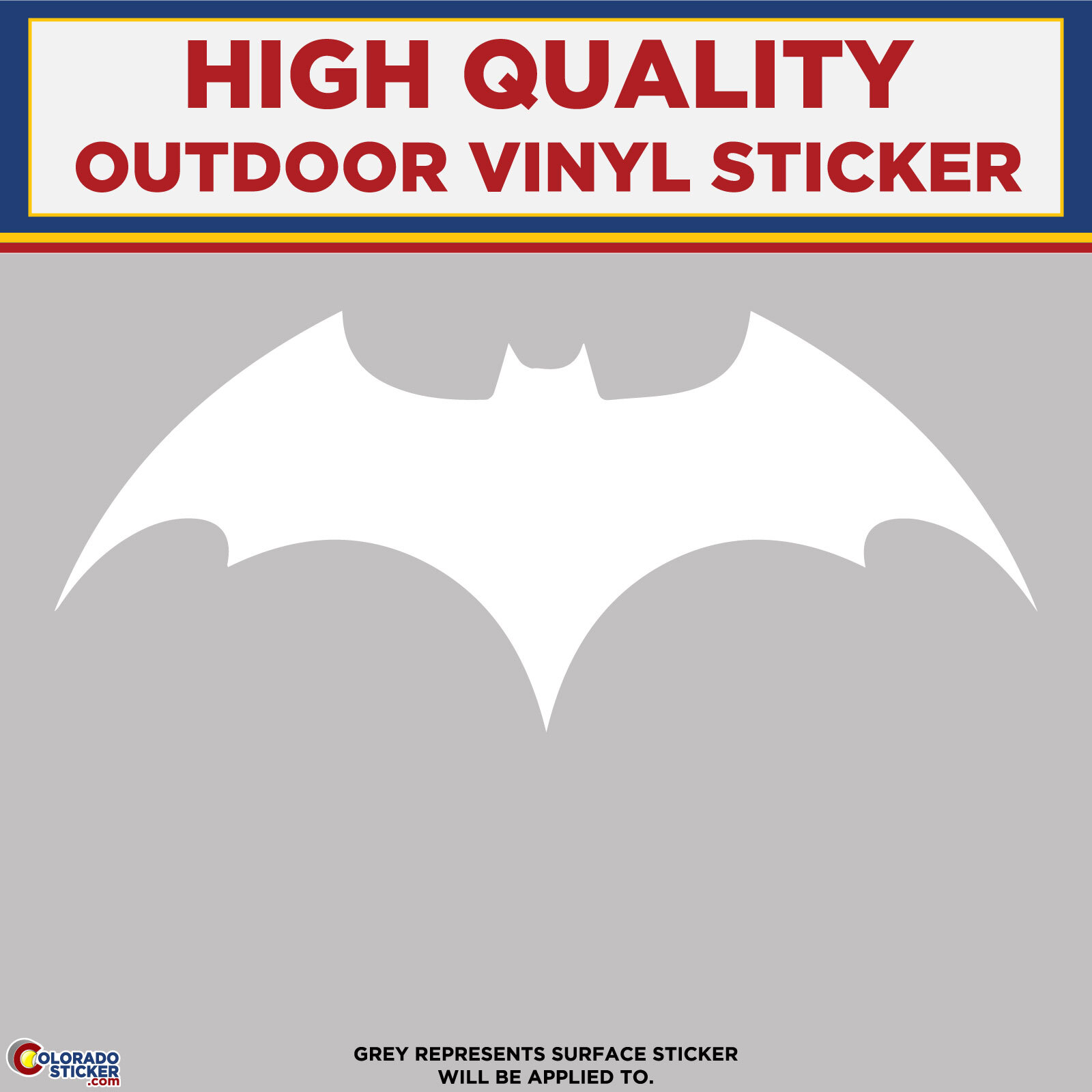 Batman Die Cut, High Quality Vinyl Stickers
