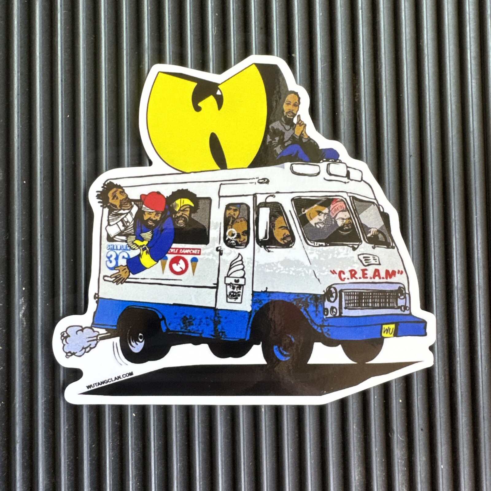 Wu Tang Clan Sticker Ice Cream Truck Beastie Boys NYHC Grateful Dead Zorlac Punk