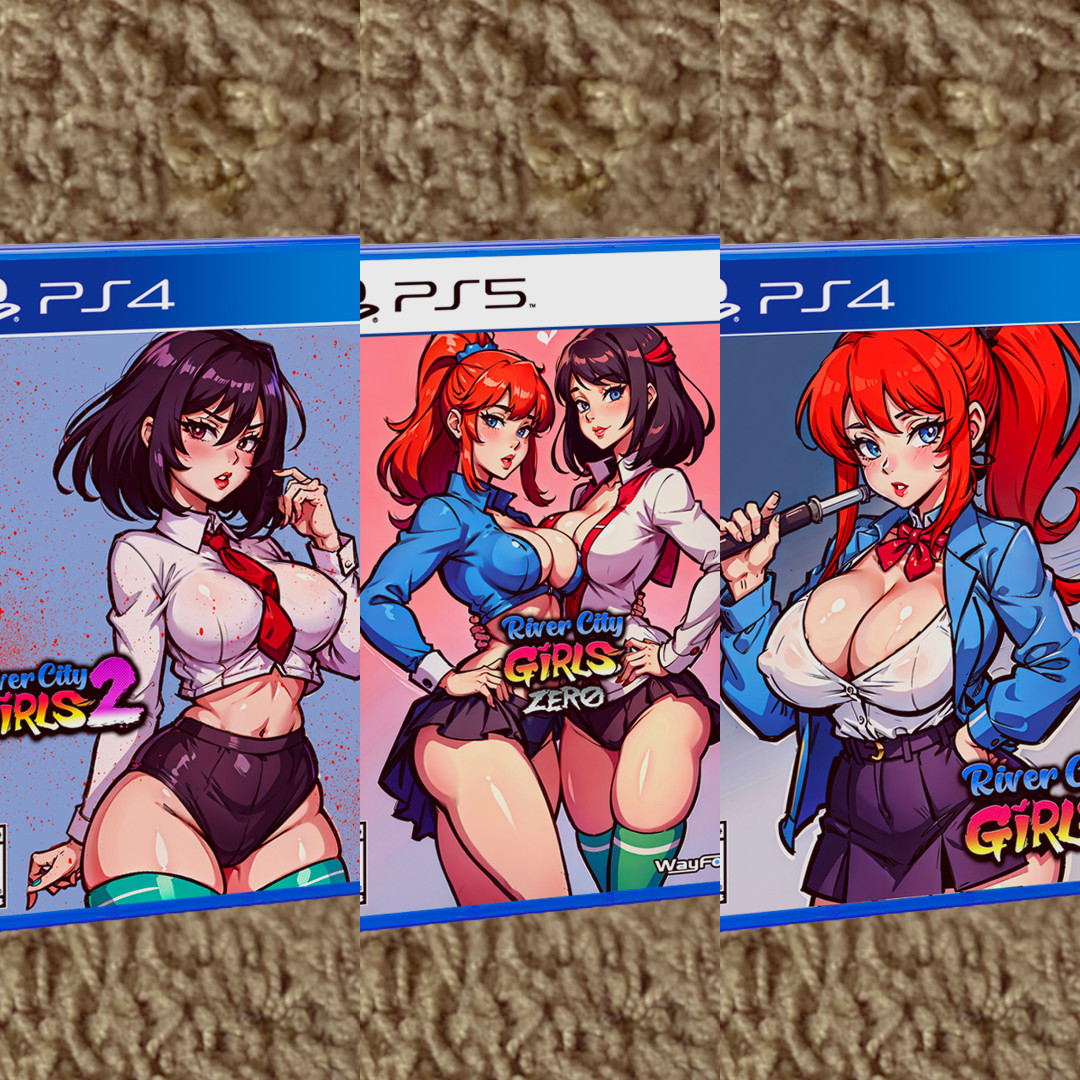 COVER ARTS ONLY River City Girls Series PS4 | PS5 NO GAME NO CASE!