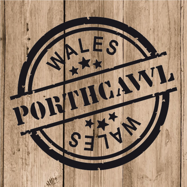 Porthcawl Sticker Vinyl 10 cm / 4" Decal Stamp Porthcawl Wales Car Laptop Tablet