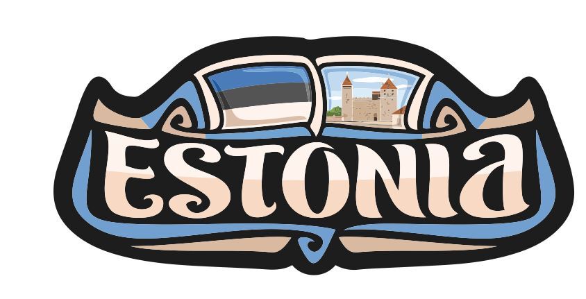 Estonia Sticker Stickers A377