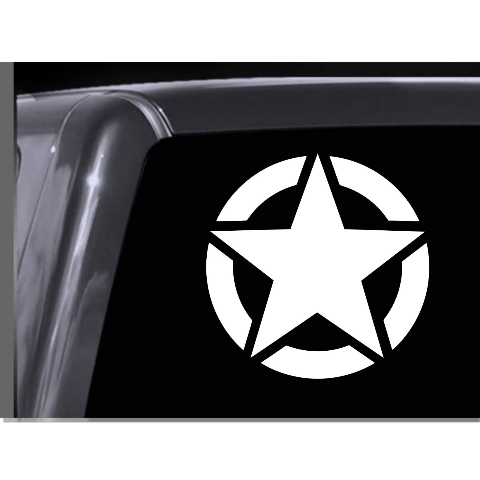 ARMY MILITARY STAR Vinyl Decal. Car Window Sticker