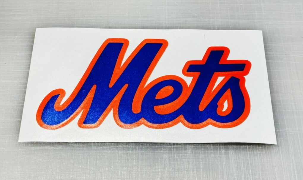 Mets Vinyl Decal-Many Sizes Avail From Phone Case Size To "BIG" Buy 2 Get 1 FREE